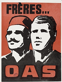 « Frères…OAS », Bibliothèque de Documentation Internationale Contemporaine (BDIC), fondée en 1961, l’ OAS refuse le cessez-le-feu du 19 mars 1962.