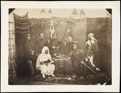 Le bureau arabe de Tlemcen, XIX e siècle, Félix-Jacques Moulin, 1856
