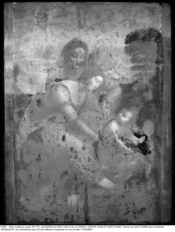 Léonard de Vinci, Sainte Anne (UV) avant restauration - BELLEC, JeanLouis-BEJ2474