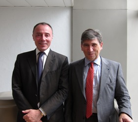 Les auteurs du rapport : Thierry Giami (gauche) et Gérard Rameix (droite)