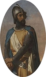 Tancrède de Hauteville, chevalier Normand, l’un des chefs de la Première Croisade