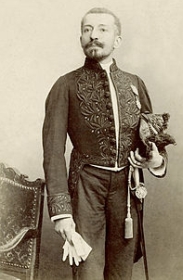 Pierre Loti le jour de sa réception à l’Académie, le 7 avril 1892