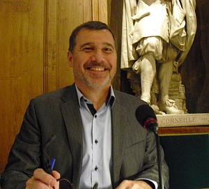 Guy Boyer, modérateur des débats, Une Journée à l’Académie des beaux-arts, 28 novembre 2012