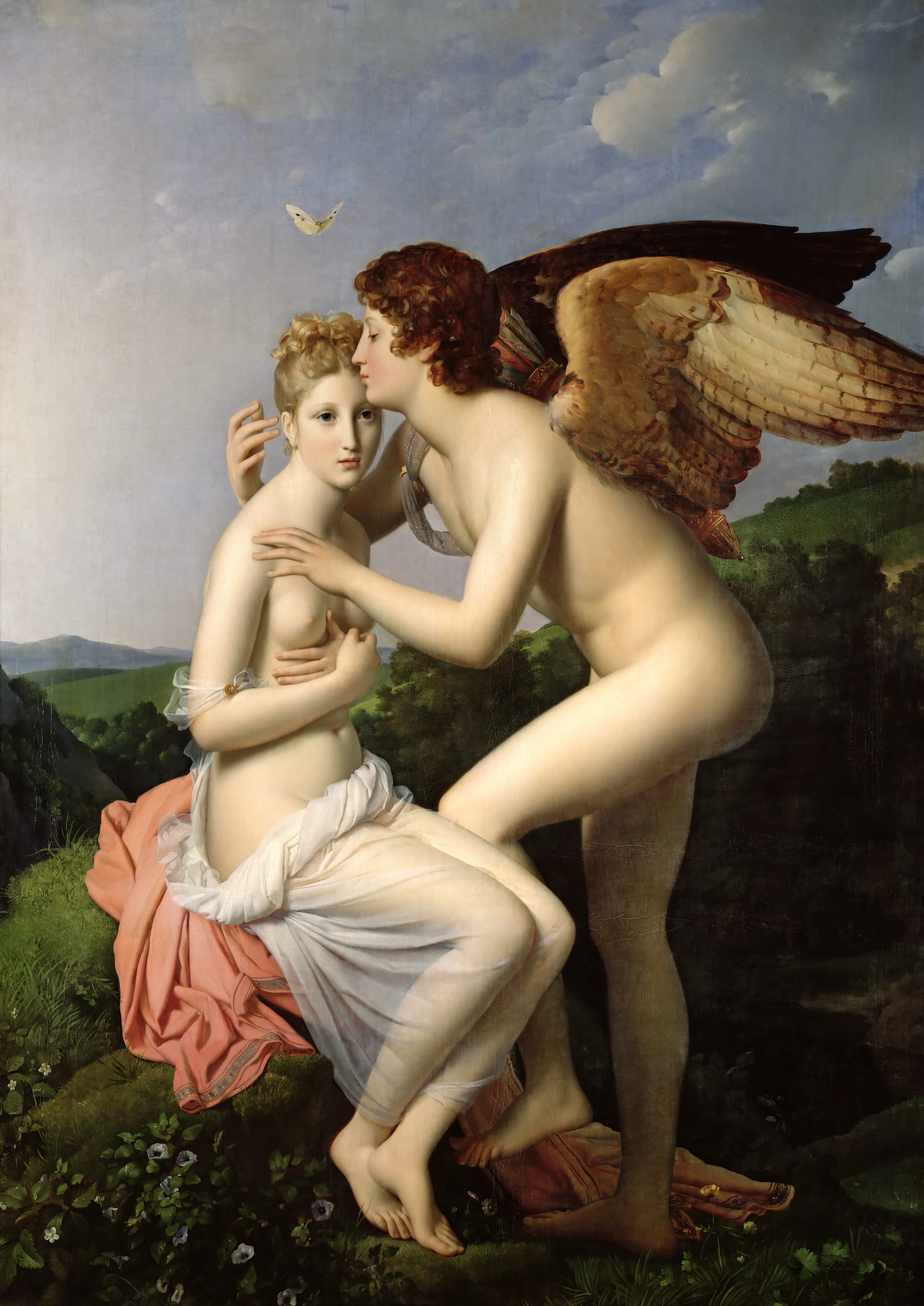 François Gérard, Psyché et l'Amour, 1798, huile sur toile, 186 cm × 132 cm, Musée du Louvre, Paris